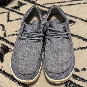 Hey Dude Men's Gray Slip-On Loafers